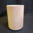 [#533] 6" Amber Infused Quartz Crystal Singing Bowl | F0