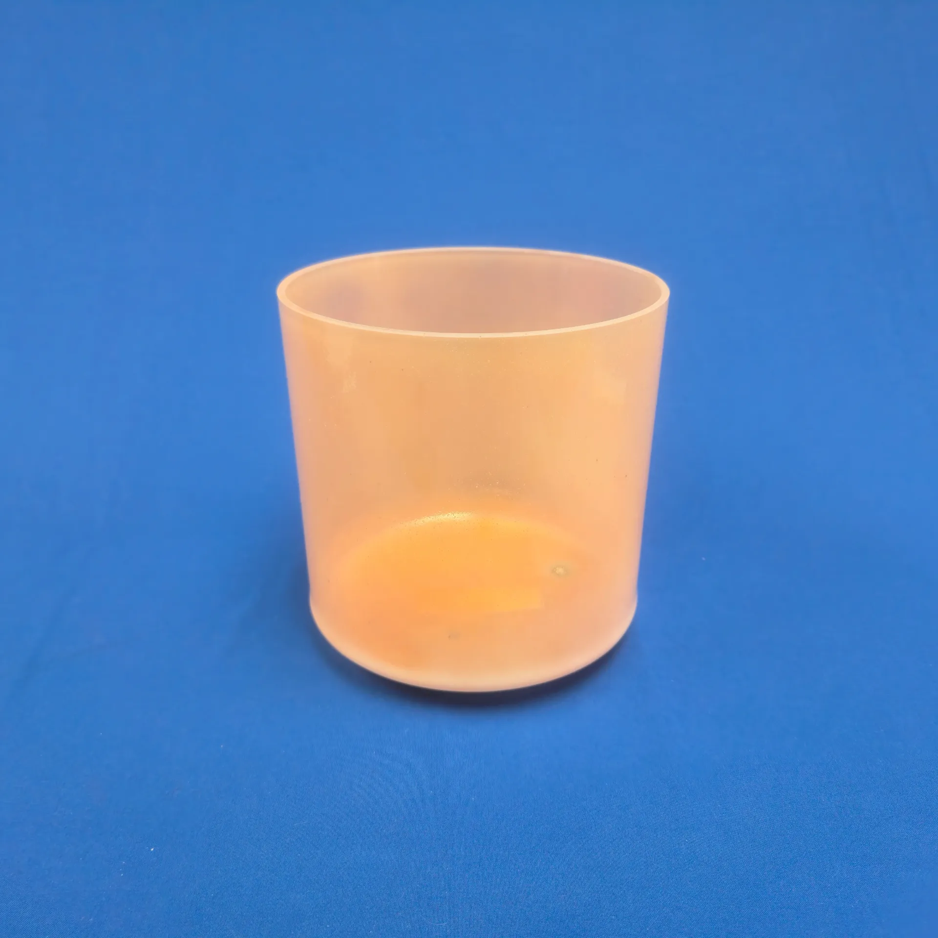 [545] [#545] 6.5" Spessartite Garnet Infused Quartz Crystal Singing Bowl | F#+28
