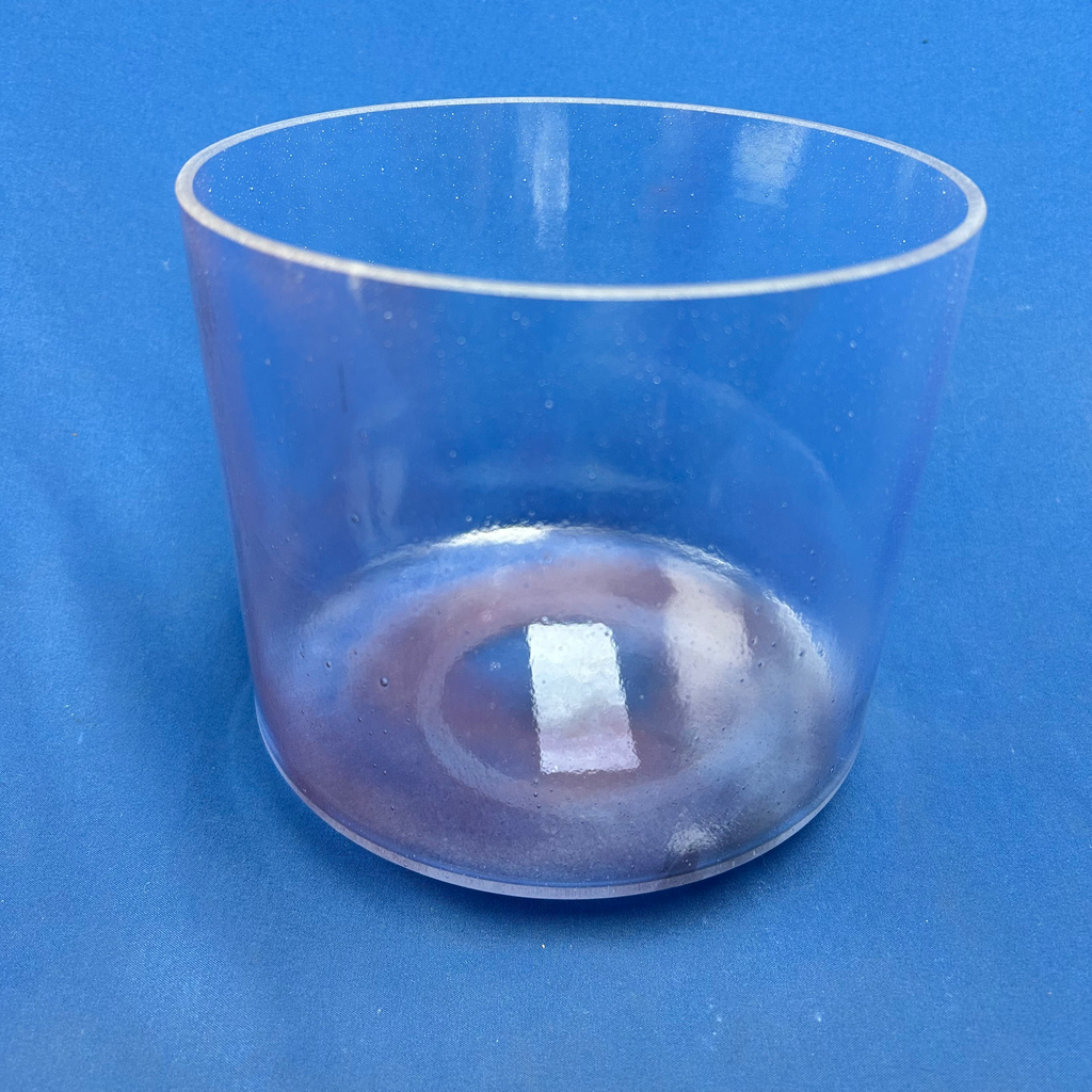 [556] [#556] | Purpurite Infused Quartz Crystal Singing Bowl | 6.5" | G-21