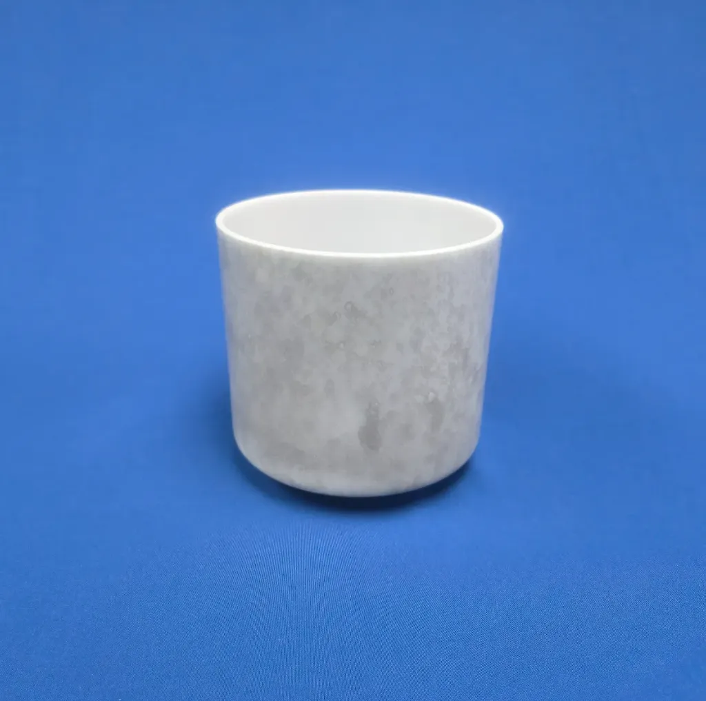 [#934] 6.5" Trace Minerals Infused Quartz Crystal Singing Bowl | B-40