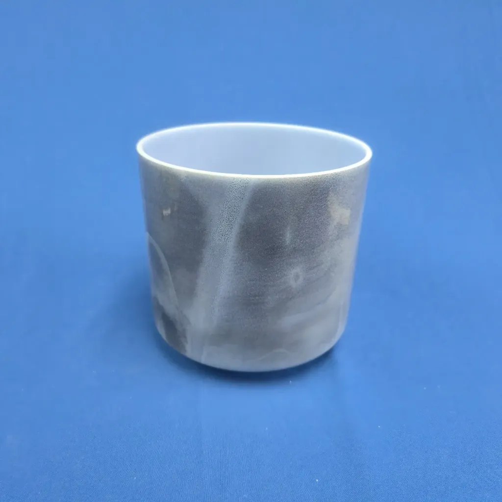 [#940] 6.5" Chrysocolla Infused Quartz Crystal Singing Bowl | 4B -6 | 492 Hz