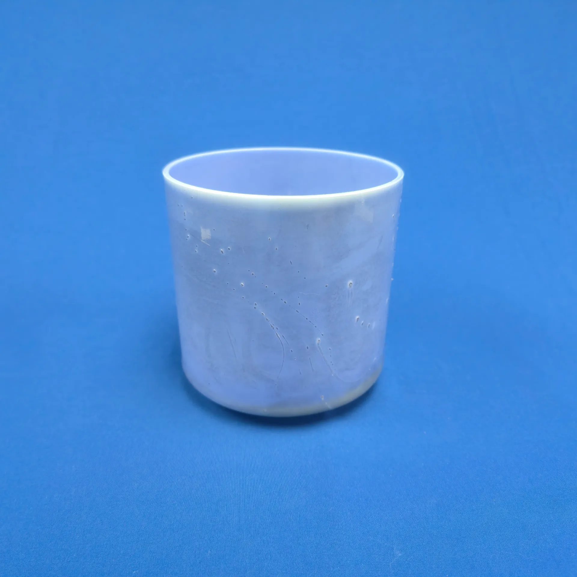 [#1008] 6" Apatite Infused Quartz Crystal Singing Bowl | B-45