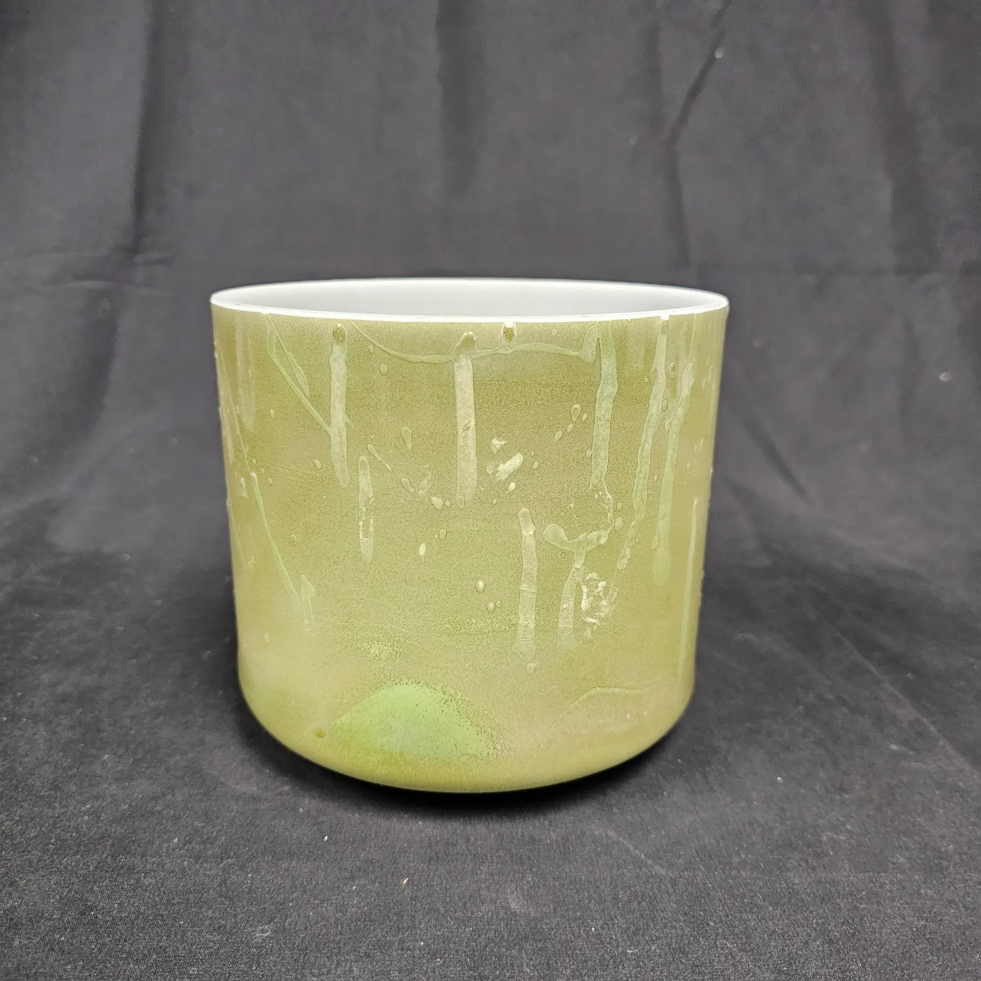 [#1012] 6" Green Aventurine Infused Quartz Crystal Singing Bowl | 5C-40 | 511 Hz