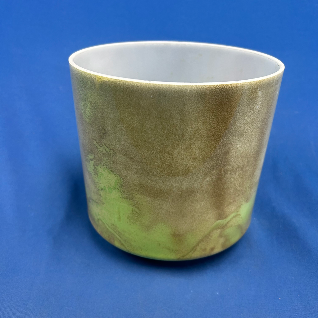 [#1067] 6.5" Dioptase Infused Quartz Crystal Singing Bowl | 4G+2 | 392 Hz