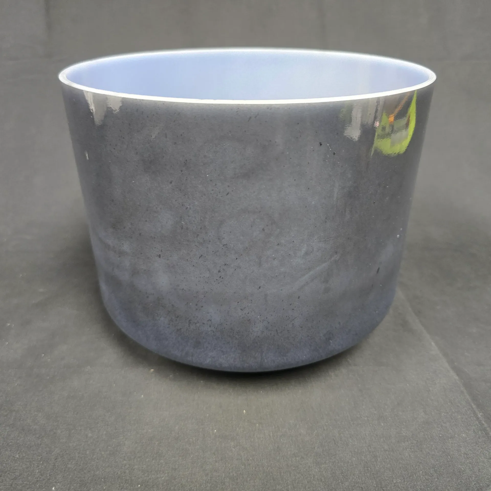 [#1102] 9" Galena Infused Quartz Crystal Singing Bowl | 3B+3 | 247 Hz