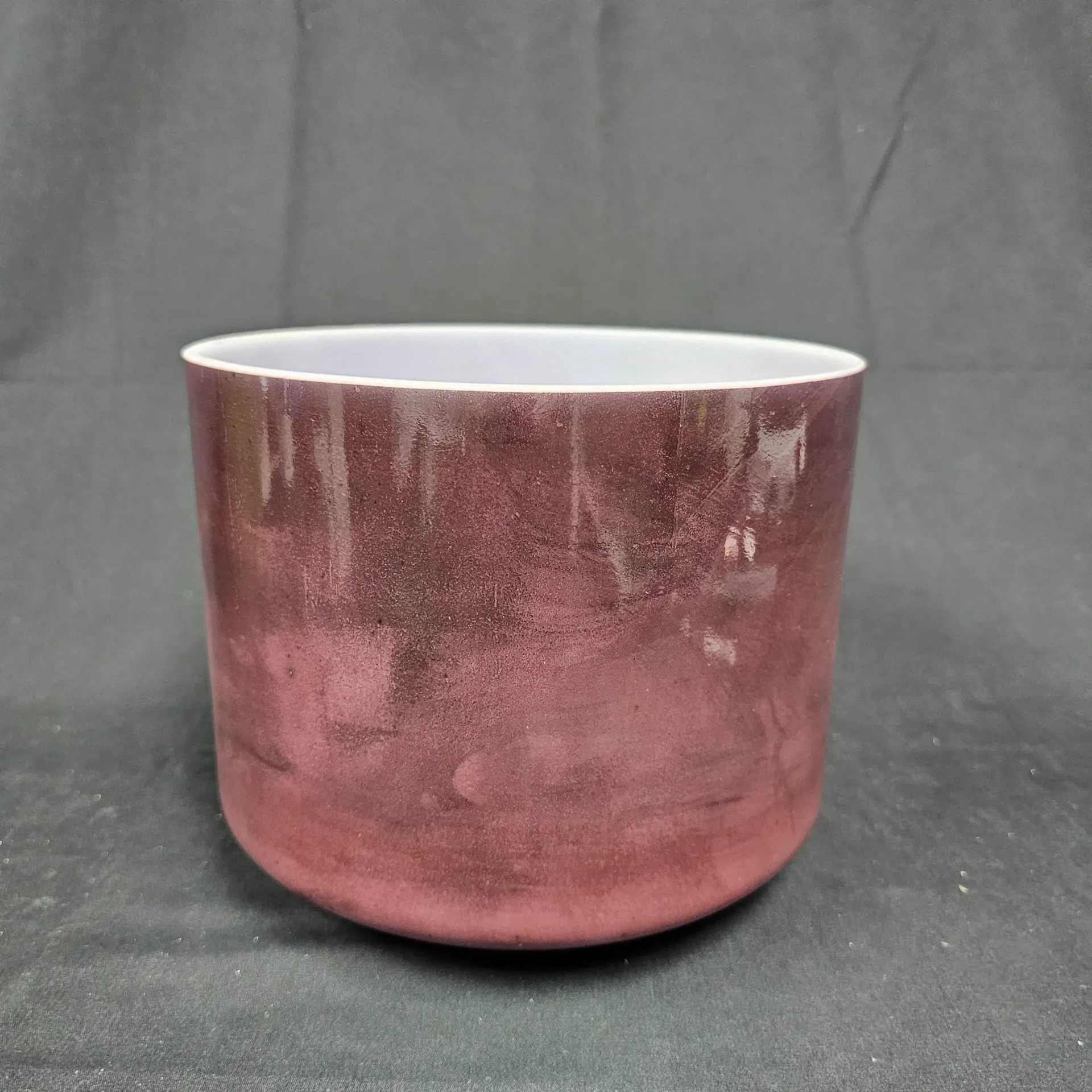 [#1133] 9" Iolite Infused Quartz Crystal Singing Bowl | 4D#-27 | 306 Hz