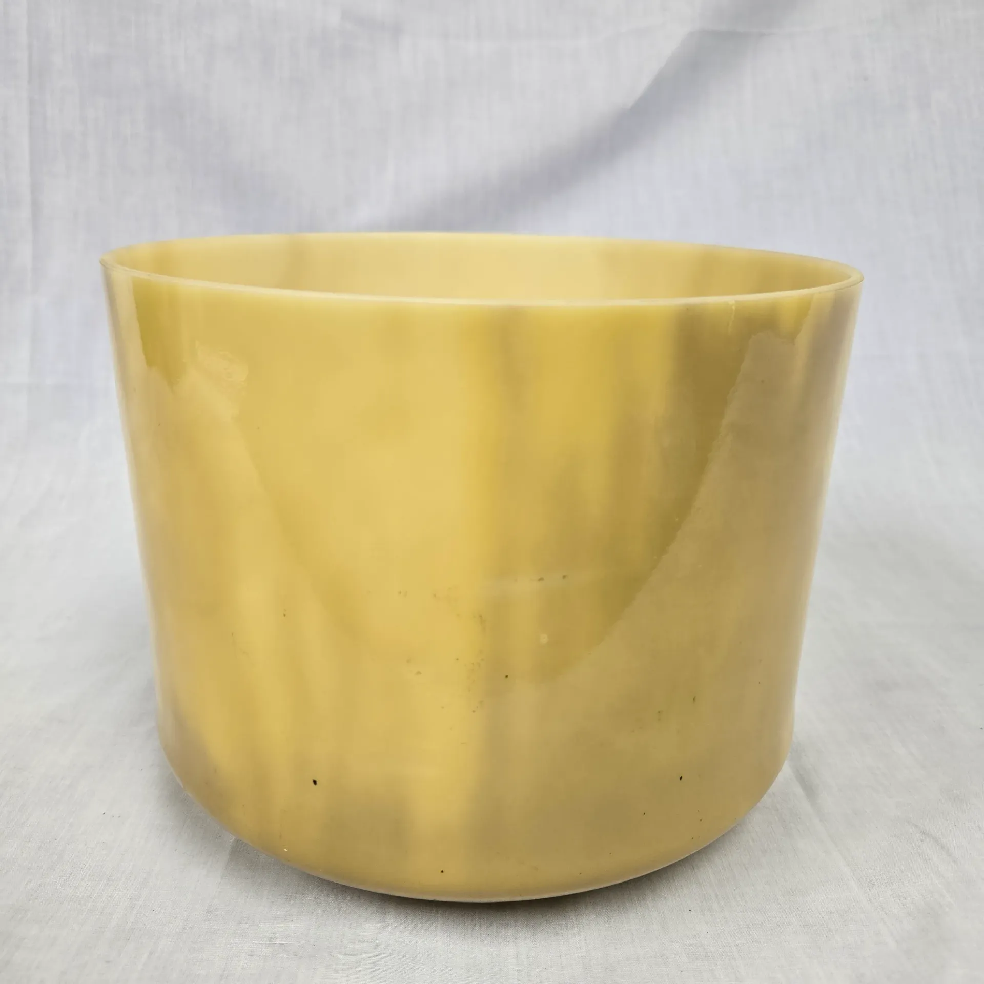 [#1190] 9" Pyrite Infused Quartz Crystal Singing Bowl | B-20