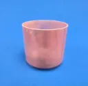 [#1319] 6.5" Peach Garnet Infused Quartz Crystal Singing Bowl | A+40