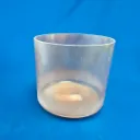 [#1325] | Spinel Infused Quarts Crystal Singing Bowl | 6.5" | A-30