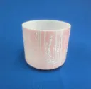 [#1380] 7" Cobalt Calcite Infused Quartz Crystal Singing Bowl | F+25