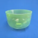 [#1463] 12" Tsavorite Infused Quartz Crystal Singing Bowl | G-45