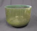 [#1493] 10" Moldavite Infused Quartz Crystal Singing Bowl | 3A-6 | 219 Hz