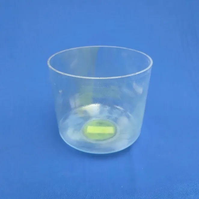 [#1597] 9" Chrysocolla Infused Quartz Crystal Singing Bowl | D-20