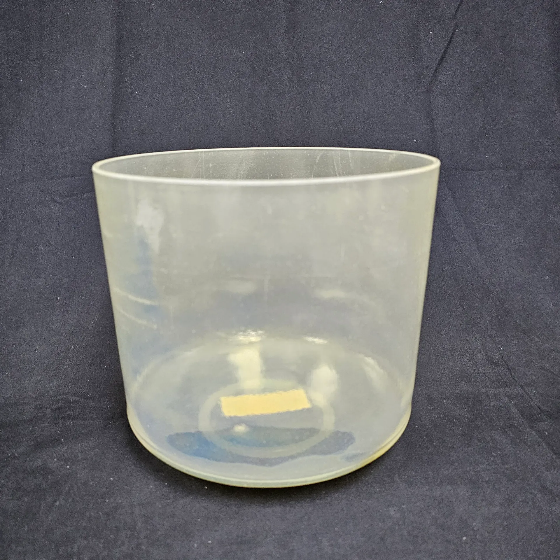 [#1613] 9" Apache Peridot Infused Quartz Crystal Singing Bowl | 4C-16 | 259 Hz