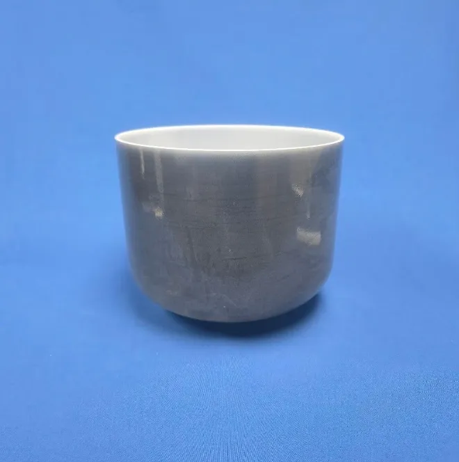 [#1681] 10" Galena Infused Quartz Crystal Singing Bowl | A#-5