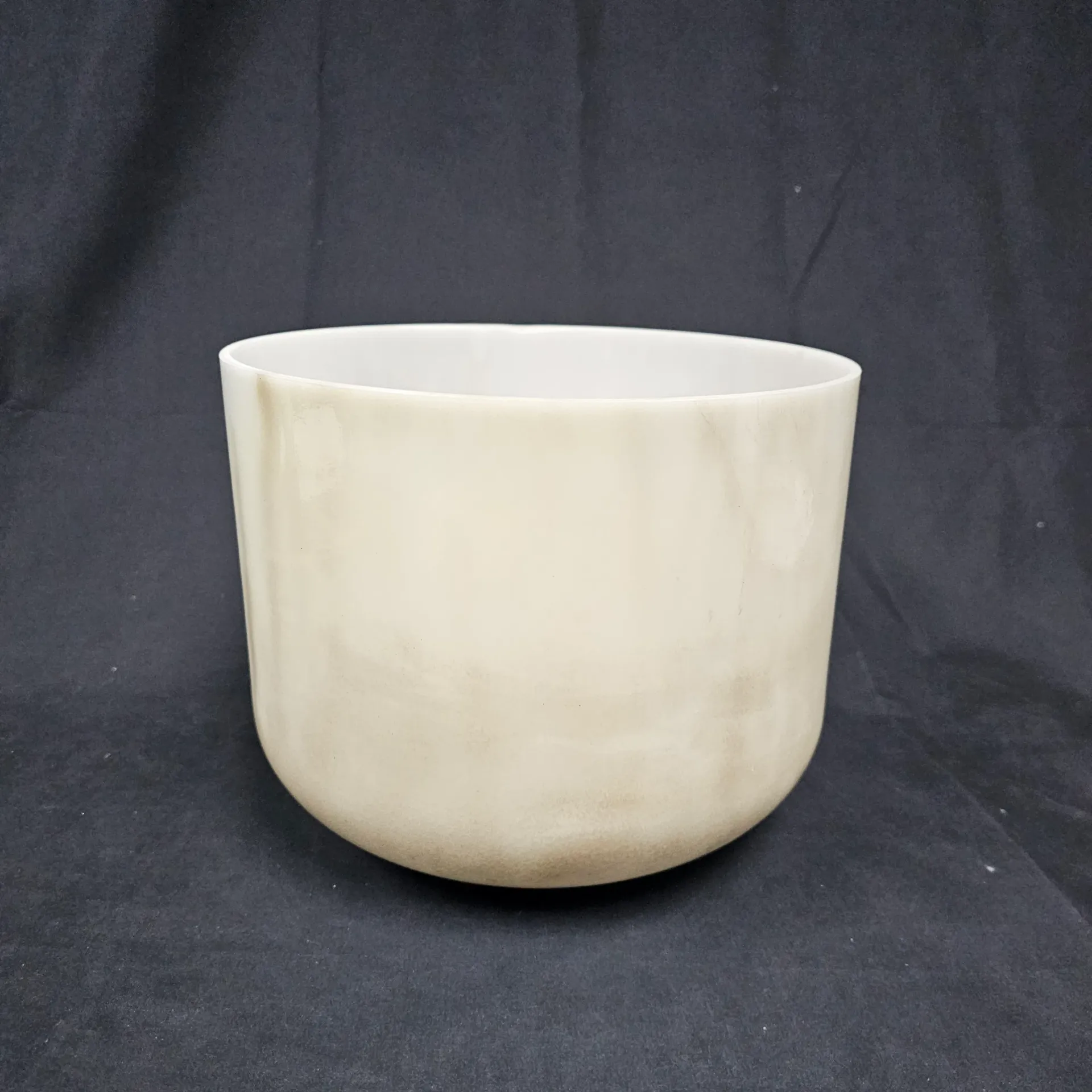 [1687] [#1687] 10" Pyrite Infused Quartz Crystal Singing Bowl | A+40