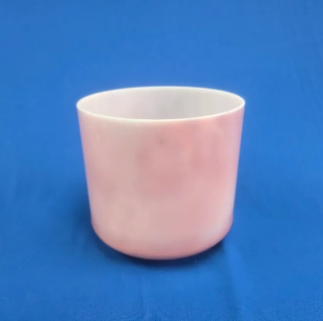 [#1742] 7" Purple Ruby Infused Quartz Crystal Singing Bowl | F-30