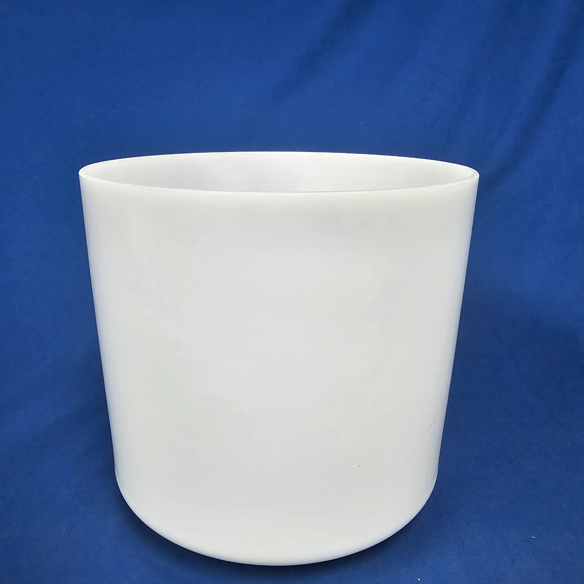 [#1756] 8" Moonstone Infused Quartz Crystal Singing Bowl | 4D#+20 | 315 Hz