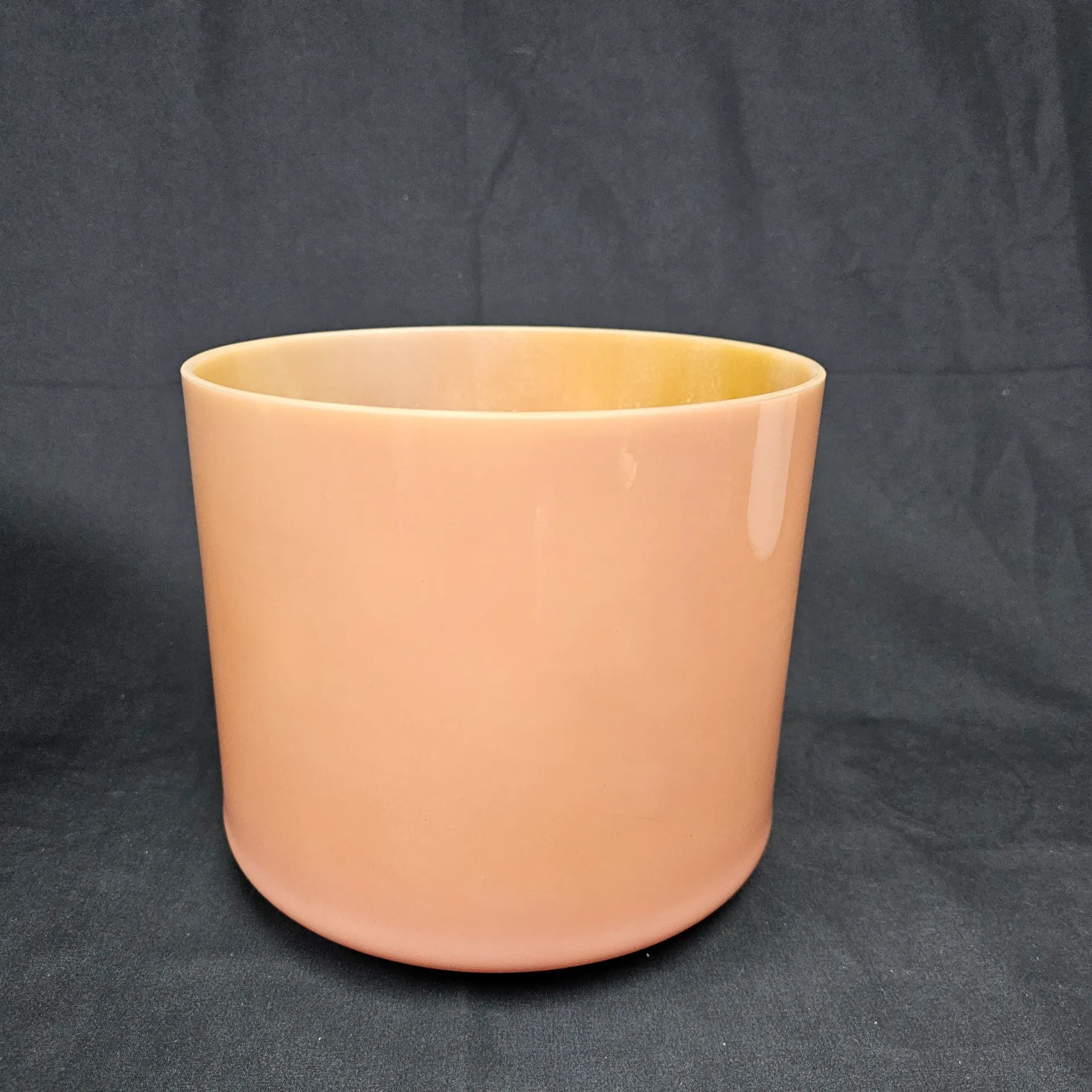 [#1768] 8" Hessonite Infused Quartz Crystal Singing Bowl | 4C+6 | 262 Hz
