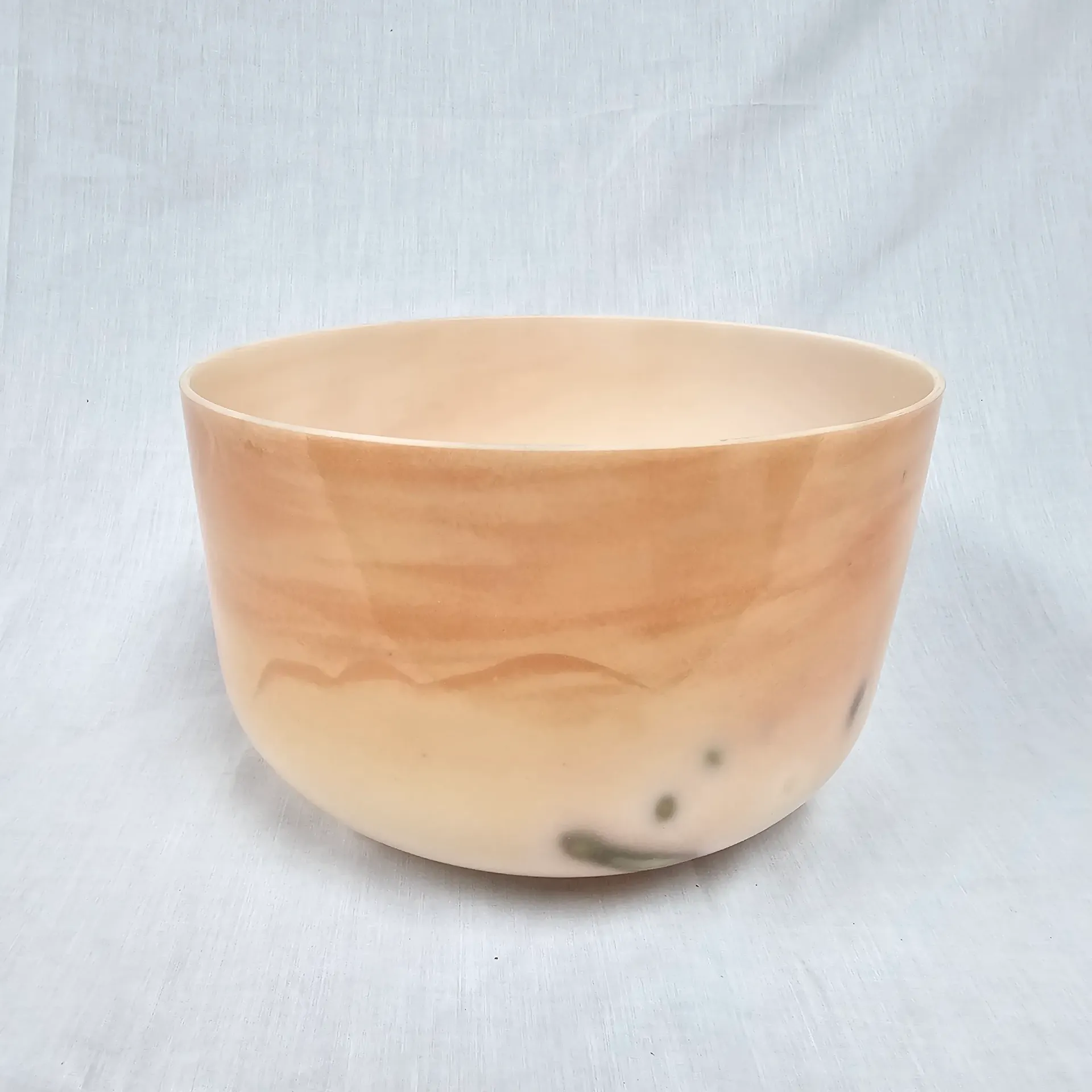 [#1872] Mexican Opal Infused Quartz Crystal Singing Bowl | 12" | 3E -8