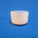[#1910] 8" Pink Spinel Infused Quartz Crystal Singing Bowl | 4D-33 / 5D#-44 | 288 Hz / 607 Hz | Dual Tone