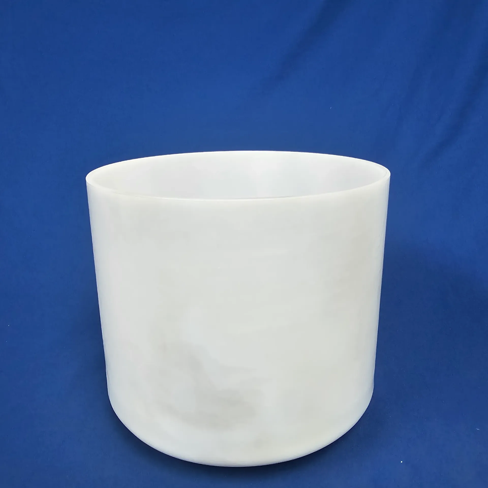 [#1925] 8" Moonstone Infused Quartz Crystal Singing Bowl | 4D+39 | 300 Hz