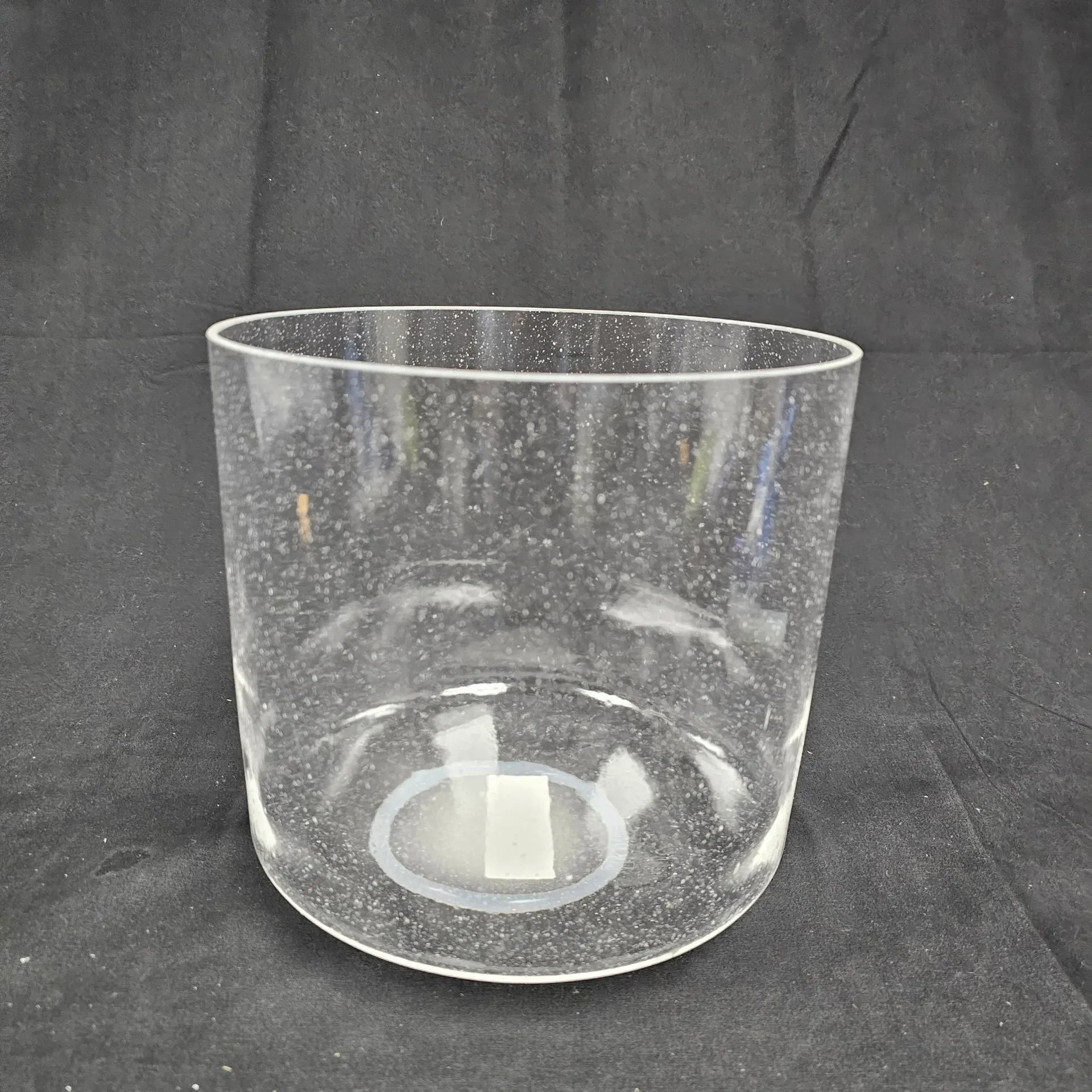 [#1972] 8" Clear Quartz Crystal Singing Bowl | 3G#-49 | 201 Hz