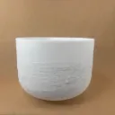 [#1983] 10" Epsom Salt Infused Quartz Crystal Singing Bowl | A+35