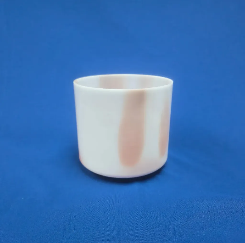 [#1997] 6.5" Lepidolite Infused Quartz Crystal Singing Bowl | G+30 | First Edition