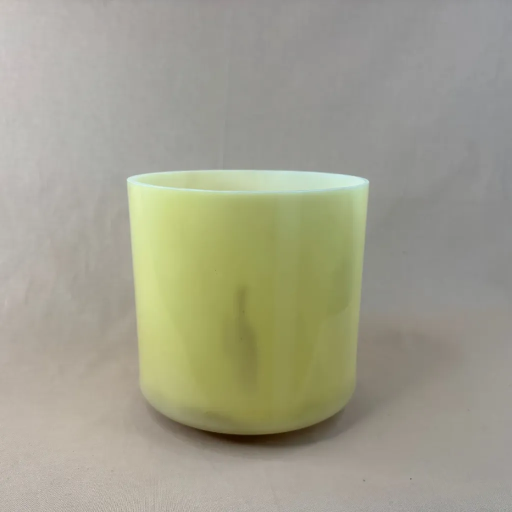 [2016] [#2016] 7" Pyrite & Violet Labradorite Infused Quartz Crystal Singing Bowl | 4D#-32 | 306 Hz