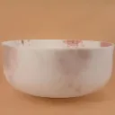 [#2152] Dragon's Blood Tree Resin Infused Quartz Crystal Singing Bowl | 12" | B+33 | 251 Hz