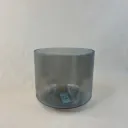 [#2170] 6.5" Kornerupine Infused Quartz Crystal Singing Bowl | G+35 | 400 Hz