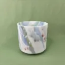 Dragon's Blood, Sacred Geometry Tea Quartz Crystal Singing Bowl | 7" F# Note (+41) | Uplift Frequencies | #2192