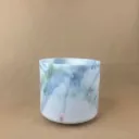 Dragon's Blood, Sacred Geometry Tea Quartz Crystal Singing Bowl | 7" G# Note (-46) | Grounding Frequencies | #2198