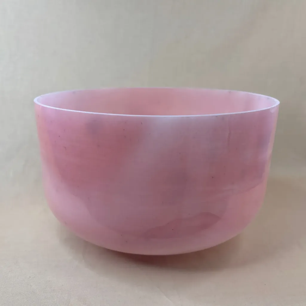 Halite Quartz Crystal Singing Bowl | 12" G Note | Uplift Frequencies | #2222