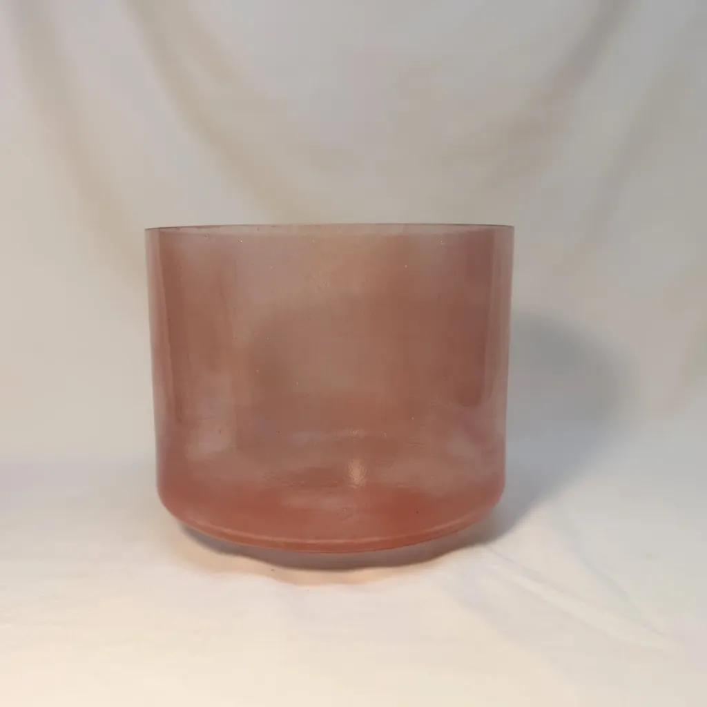 [2249] Halite Quartz Crystal Singing Bowl | 8" F Note (+19) | C=528 Tuning | #2249