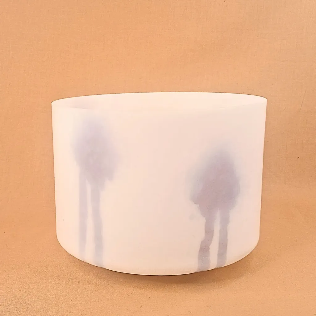 [2252] Lavender Flower Quartz Crystal Singing Bowl | 8" E Note (+14) | Uplift Frequencies | #2252