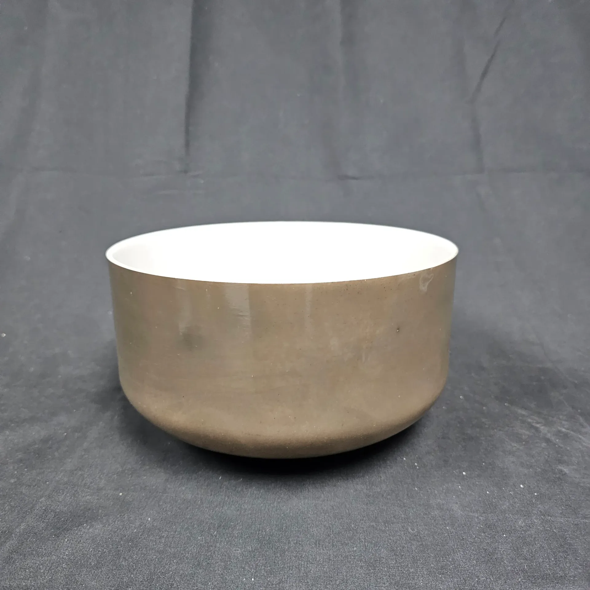 [#2276] 10" Trace Minerals Infused Quartz Crystal Singing Bowl | 4C#-21 | 273 Hz