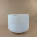 Pure Epsom Salt Quartz Crystal Singing Bowl | 10" C Note (+5) | Concert Pitch | #2277