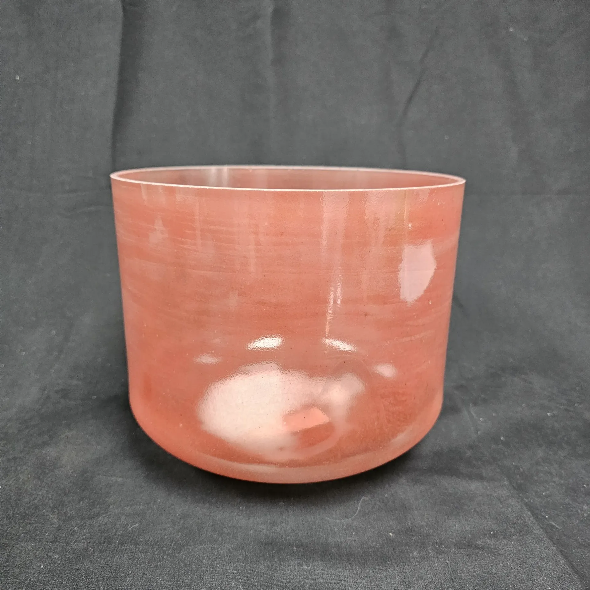 [#2284] 10" Halite Infused Quartz Crystal Singing Bowl | 3A#+43 | 239 Hz
