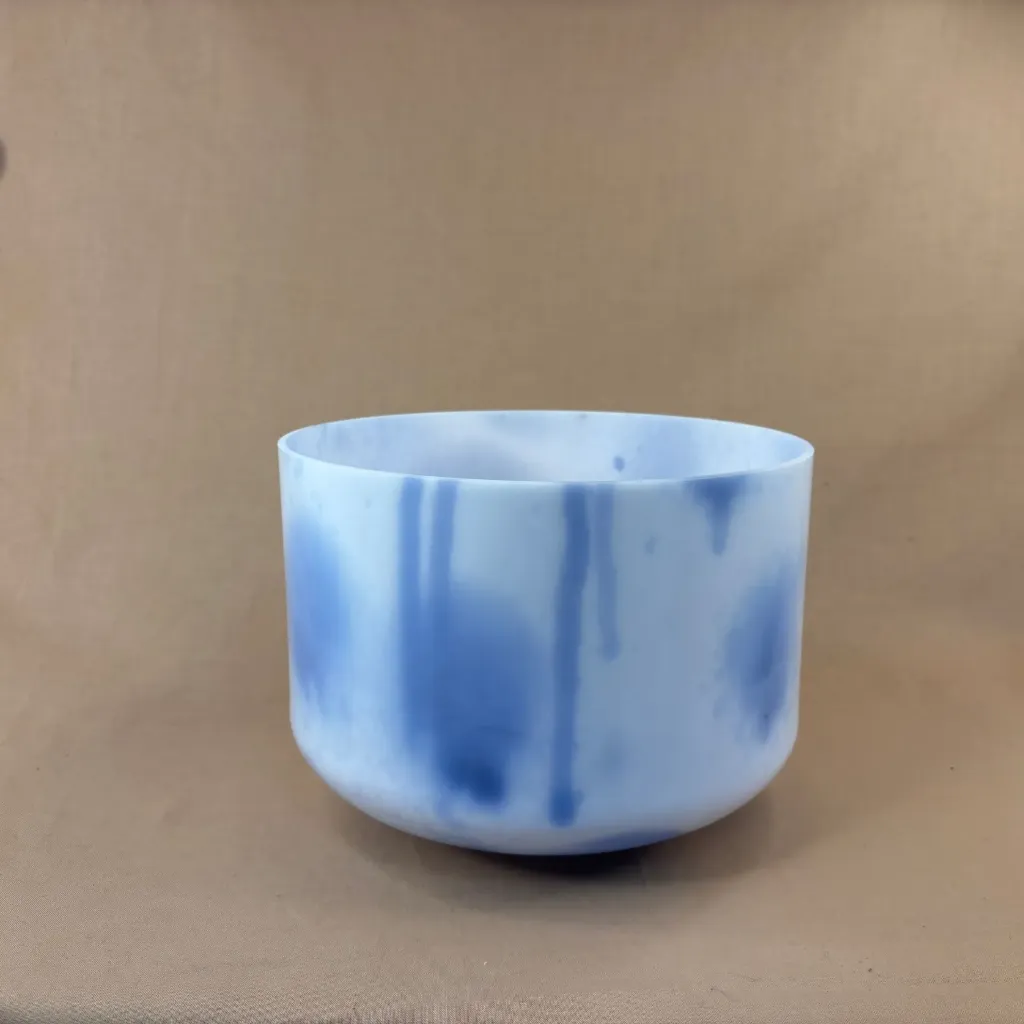 [2286] [#2286] 10" Lavender Flower Infused Quartz Crystal Singing Bowl | 4D-40 | 287 Hz