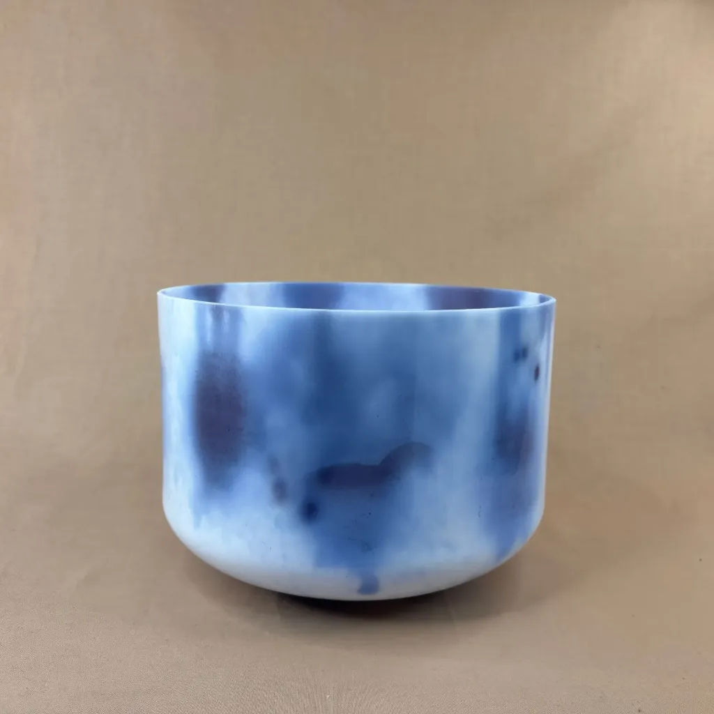 Lavender Flower Quartz Crystal Singing Bowl | 10" C# Note (-11) | Grounding Frequencies | #2288