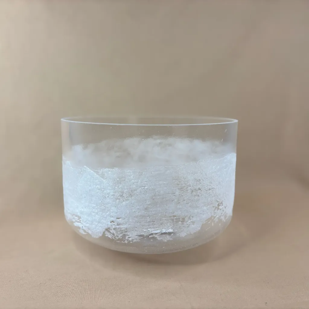 Vitamin D Quartz Crystal Singing Bowl | 10" C Note | Grounding Frequencies | #2290