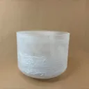 Pure Epsom Salt Quartz Crystal Singing Bowl | 10" C Note (+18) | C=528 Tuning | #2295