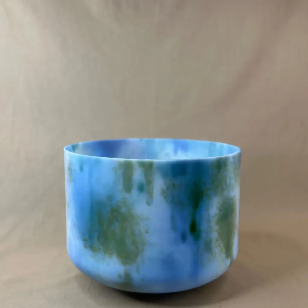 [2303] CFC Spray Quartz Crystal Singing Bowl | 10" C Note (+43) | Uplift Frequencies | #2303