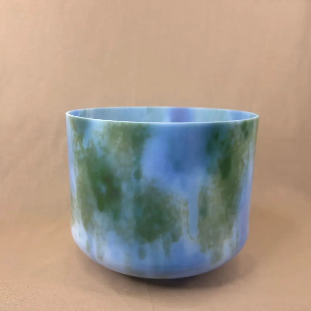 [2305] CFC Spray Quartz Crystal Singing Bowl | 10" C Note | Grounding Frequencies | #2305