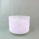 Pure Epsom Salt Quartz Crystal Singing Bowl | 9" D# Note | Grounding Frequencies | #2339