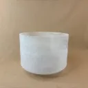 Pure Epsom Salt Quartz Crystal Singing Bowl | 9" D Note (-3) | Concert Pitch | #2340