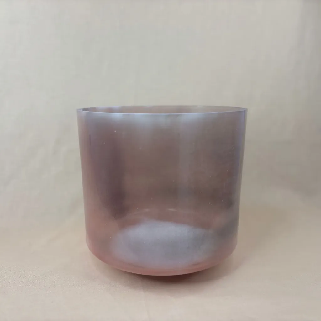Halite Quartz Crystal Singing Bowl | 9" C# Note (-11) | Grounding Frequencies | #2362