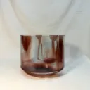 [#2380] 9" Dragon's Blood Tree Resin Infused Quartz Crystal Singing Bowl | 4C-15 | 259 Hz